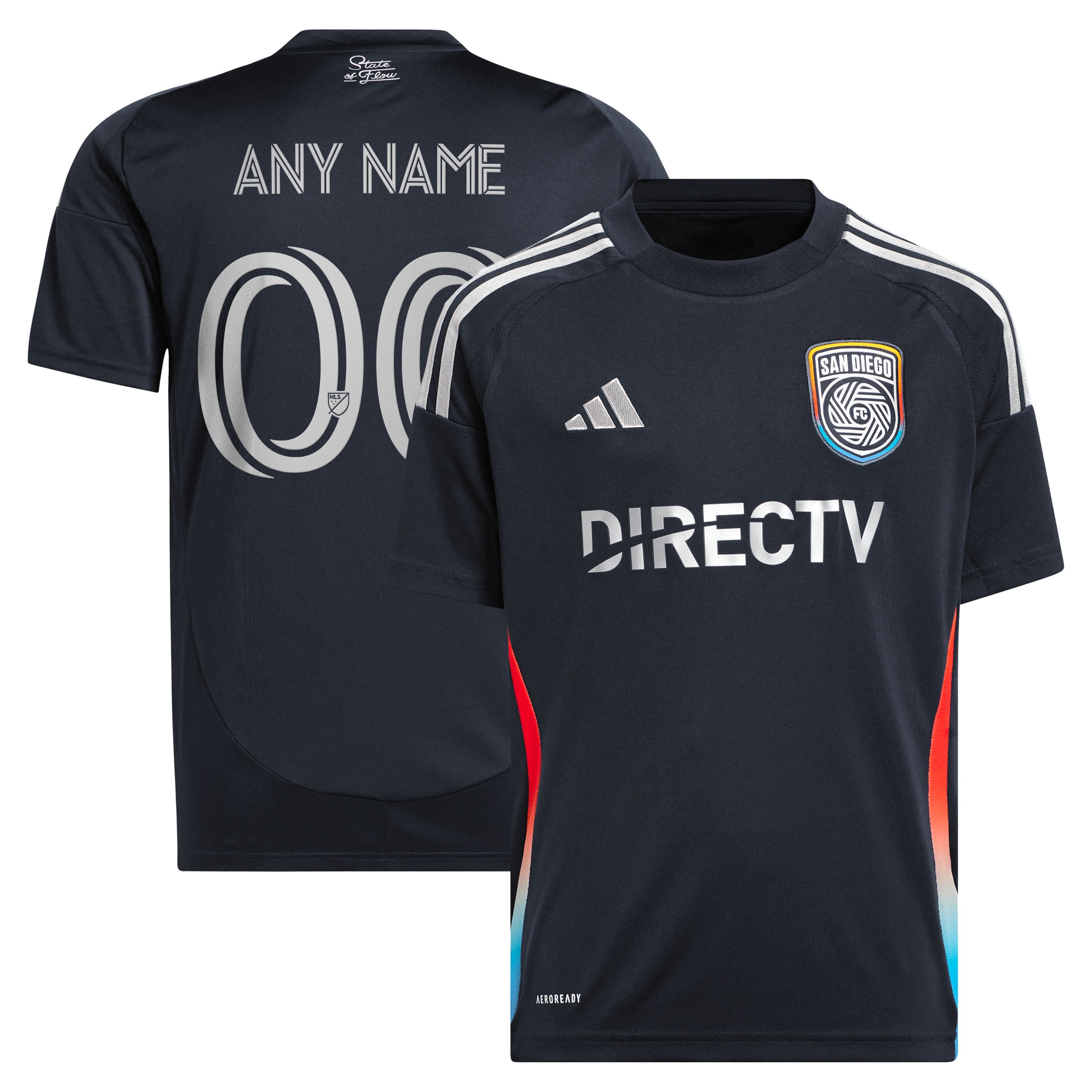 [SJH] Women's San Diego FC 2025 State of Flow Replica Custom Jersey - Navy