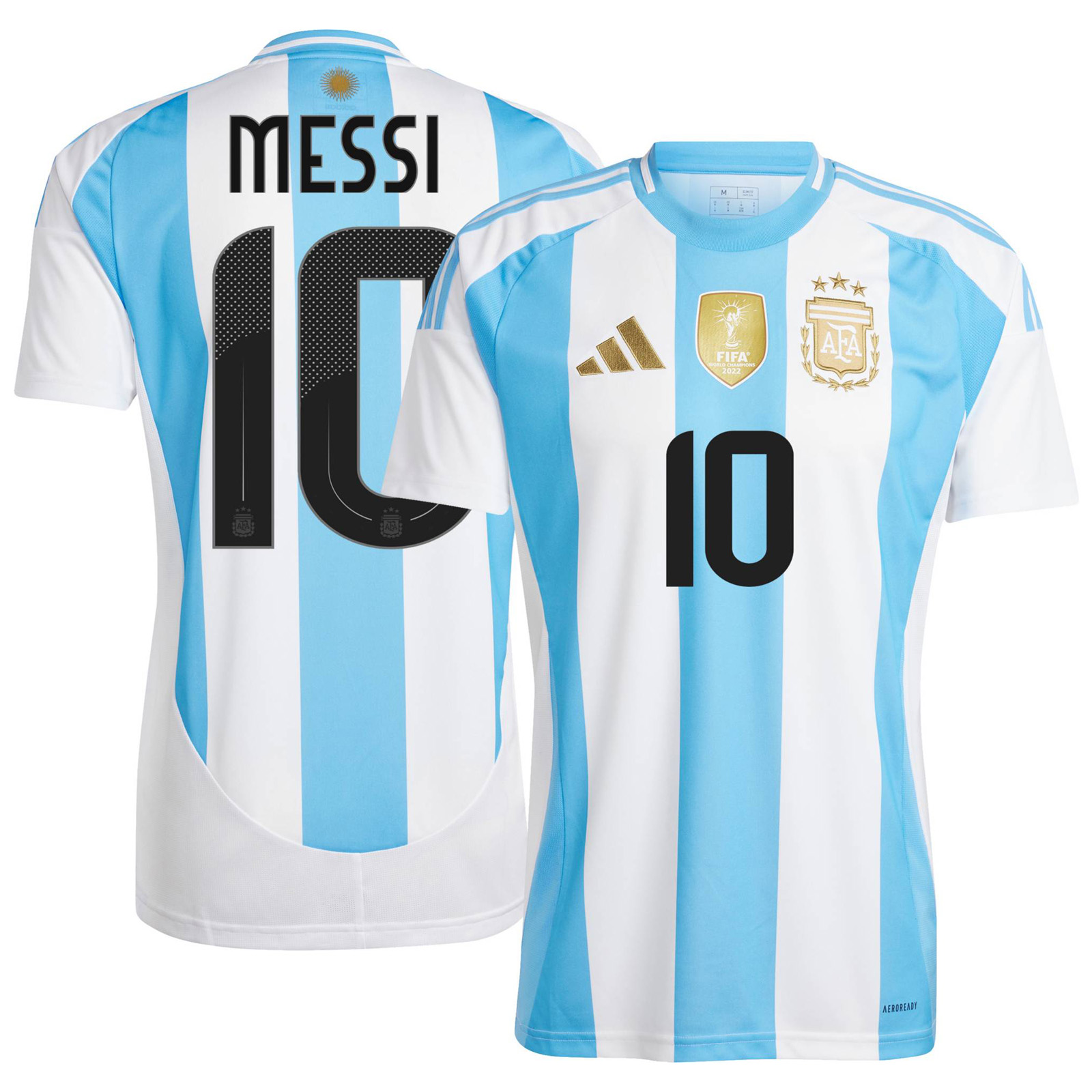 Adidas Argentina adidas youth argentina lionel messi #10 Home Jersey