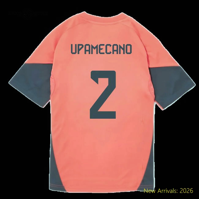 Football Team Kids Upamecano Durable Jersey Dri-fit Easy-care