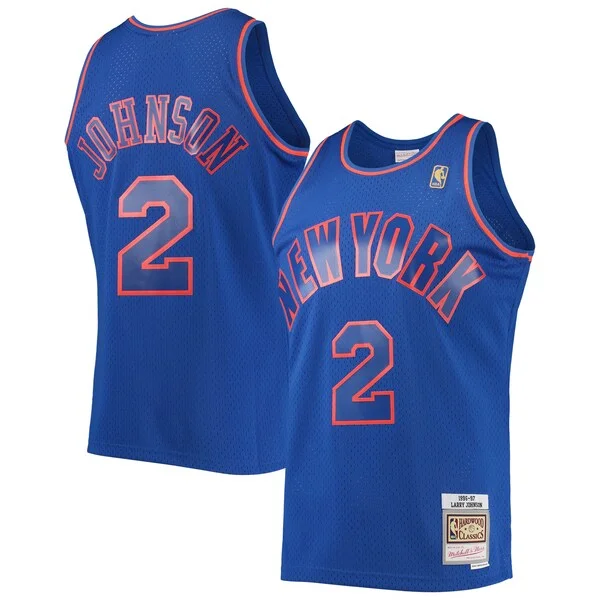 Larry Johnson NYK Authentic Basketball Jersey - Budget-Friendly