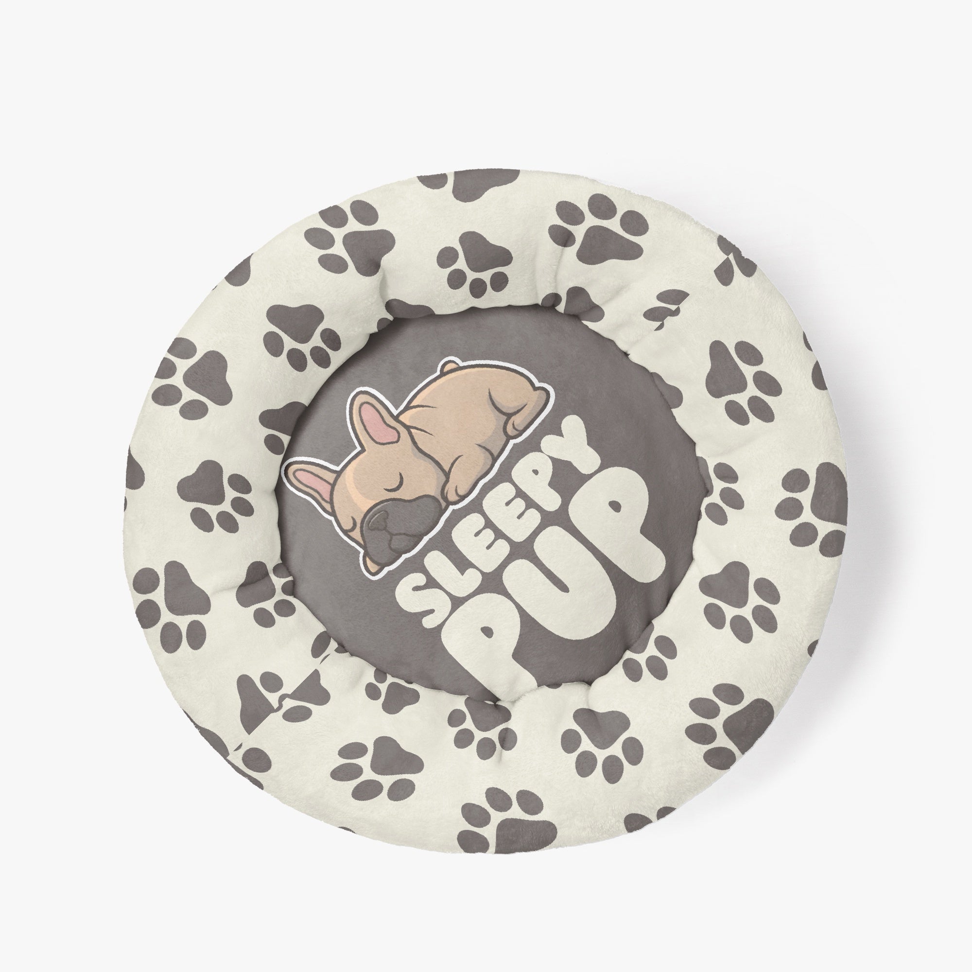 French Bulldog Sleepy Pup Cloud Comfort Frenchie Bed | Anti Anxiety