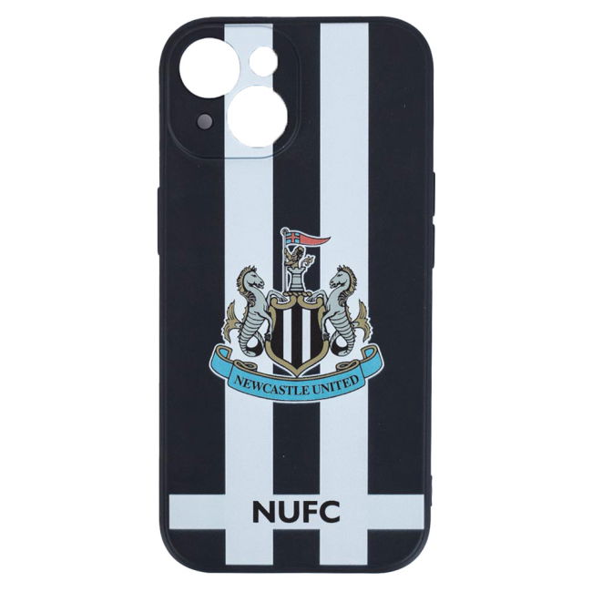 Men's Newcastle United FC iPhone 14 Striped Silicone Case