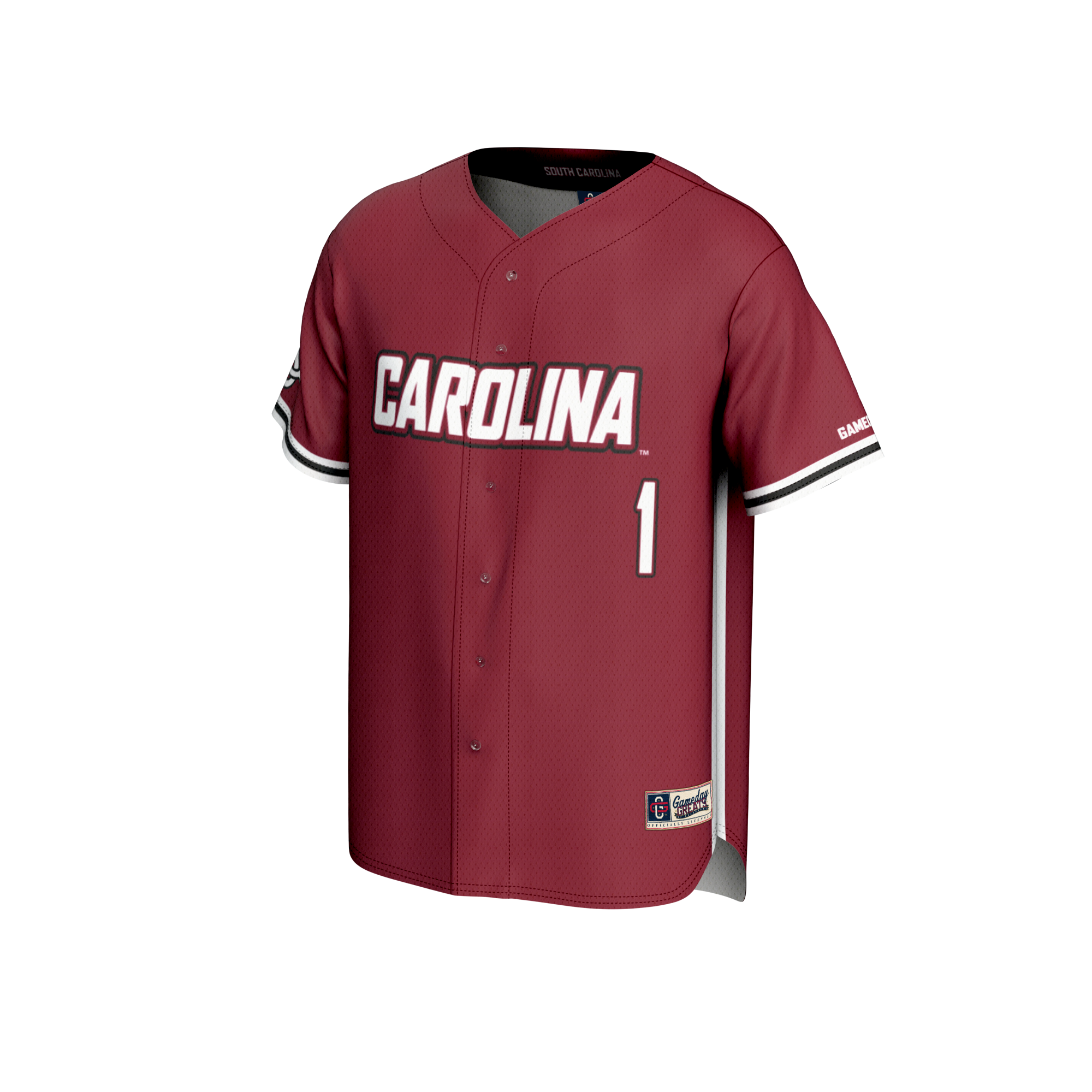 [DDG] South Carolina Gamecocks GameDay Greats Youth Lightweight Baseball Fashion Jersey - Garnet