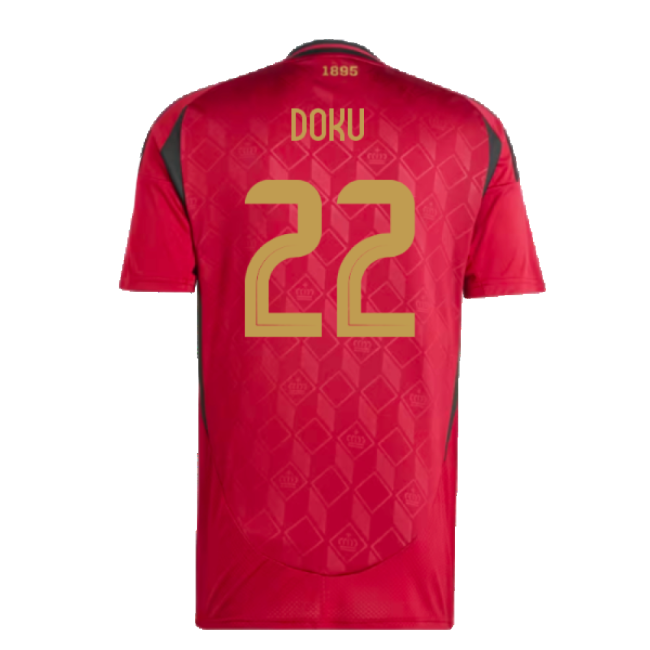 Belgium 2024-2025 Authentic Home Jersey (bel) Modern Timeless