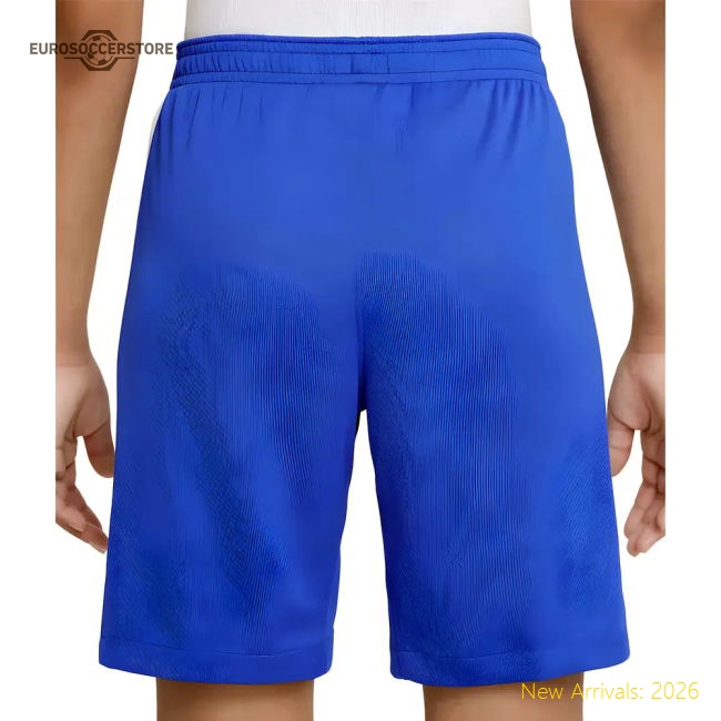 2025-2026 England WEC Home Football Shorts (Blue) - Kids