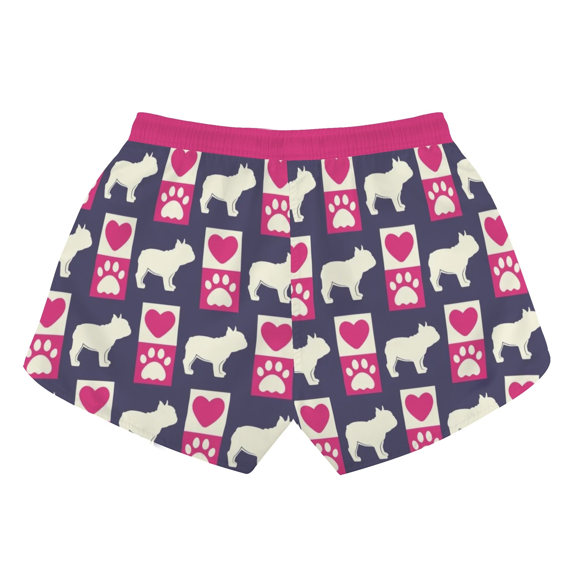 Culture-Inspired Kenzo - Womens Beach Shorts for French Bulldog Lovers