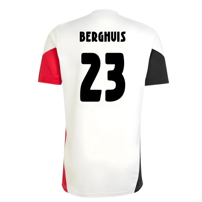 Premium 2025-2026 Ajax Training White With Modern Design - Youth
