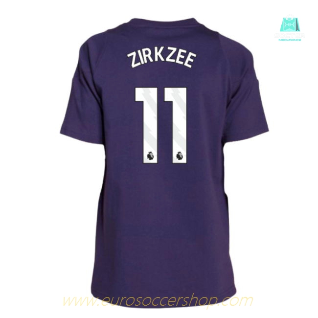 2025-2026 Man Utd Training Tee (Aurora Plum) - Kids (Zirkzee 11)