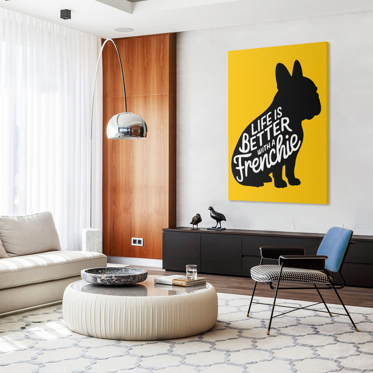 High-Quality Life Is Better With A Frenchie - Adorable Frenchie Wall ...