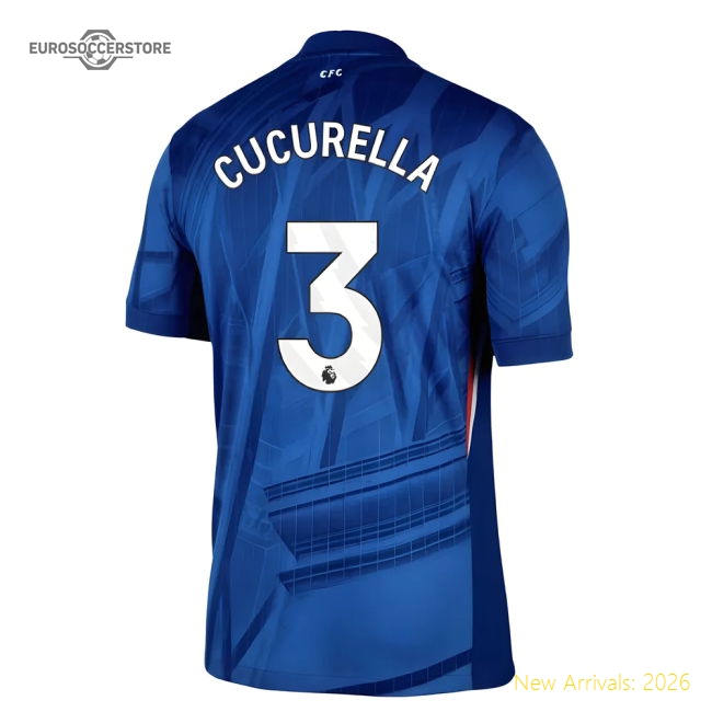 Chelsea 2025-2026 Home Shirt (Cucurella 3) For Premier League Fans