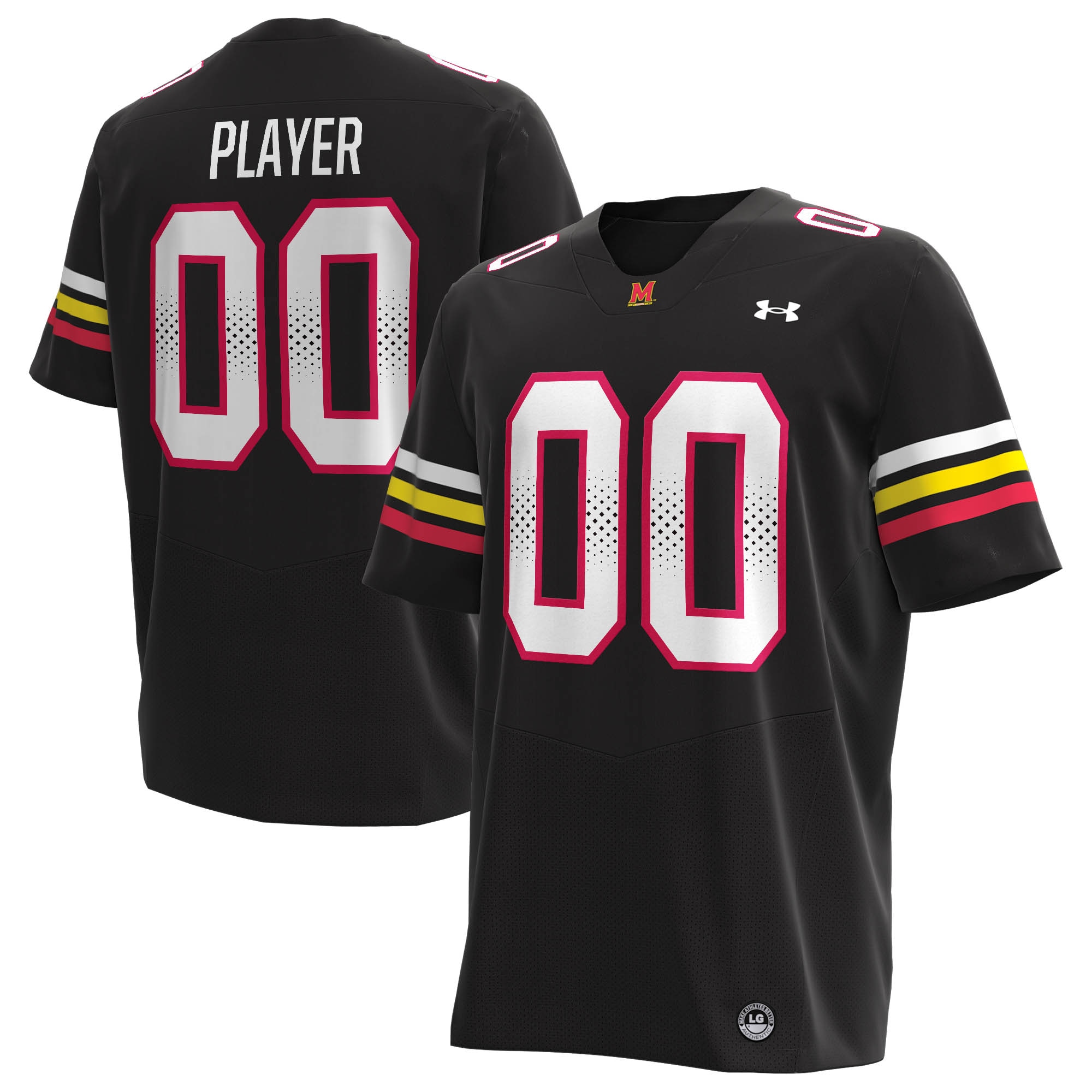 Maryland Terrapins Alternate NIL Pick-A-Player Replica 2026 Season Football Jersey - Black