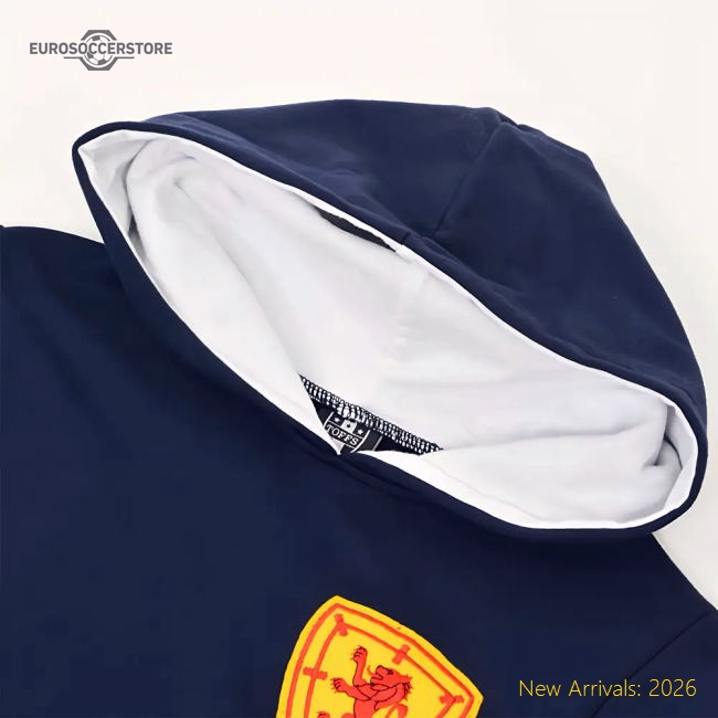 Kids Scotland Hoodie - Navy/White