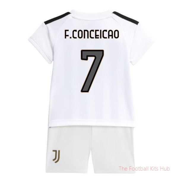 Juventus Home Kit 2026-2027 F Conceicao #7 Soccer Jersey