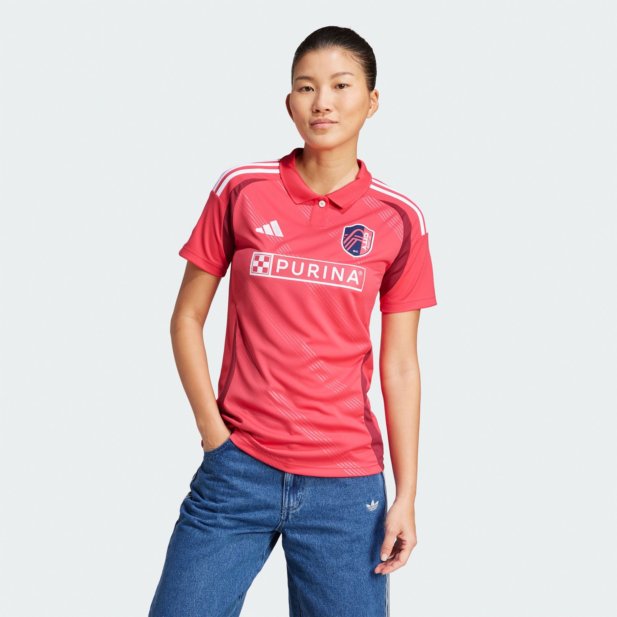 [JED] St. Louis City SC Women's 2025 Forever CITY Red Replica Jersey - Red