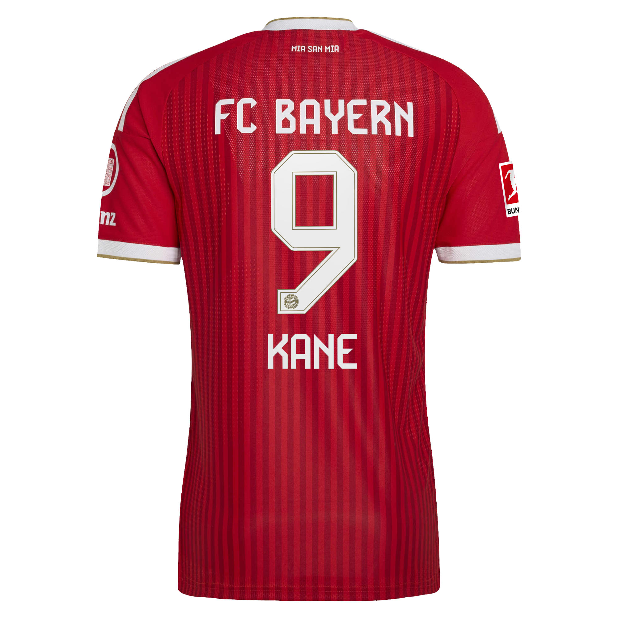 [SD] Harry Kane #9 Bayern Munich 2026/27 Home On-Field Authentic Jersey - Red