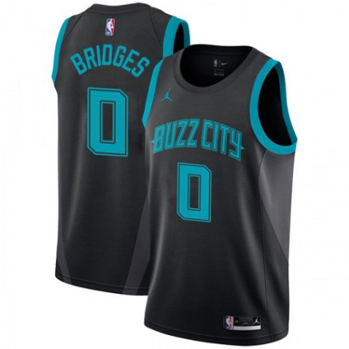 BKN Black Nike C. Hornets #0 NBA Jersey Basketball Jersey Game Day Wear