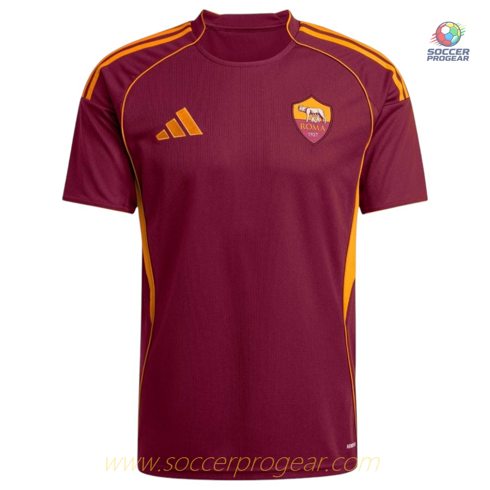 AS Roma Home Team Football Jersey 2025-2026 Season