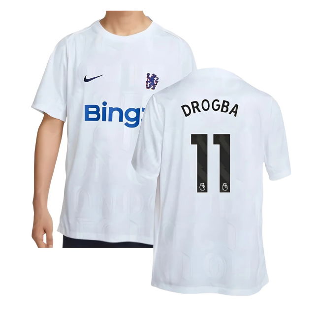 Match Quality Intense Chelsea Drogba #11 New Release Jersey