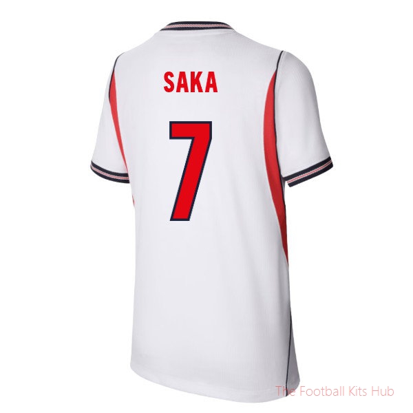 2026-2027 England Home Shirt (Kids) (Saka 7)