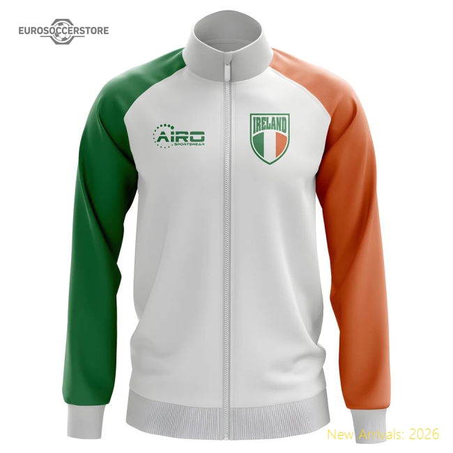 Ireland Concept Football Track Jacket (White) - Kids