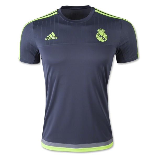 Moisture Wicking Real Madrid 2015-16 Black Training Shirt