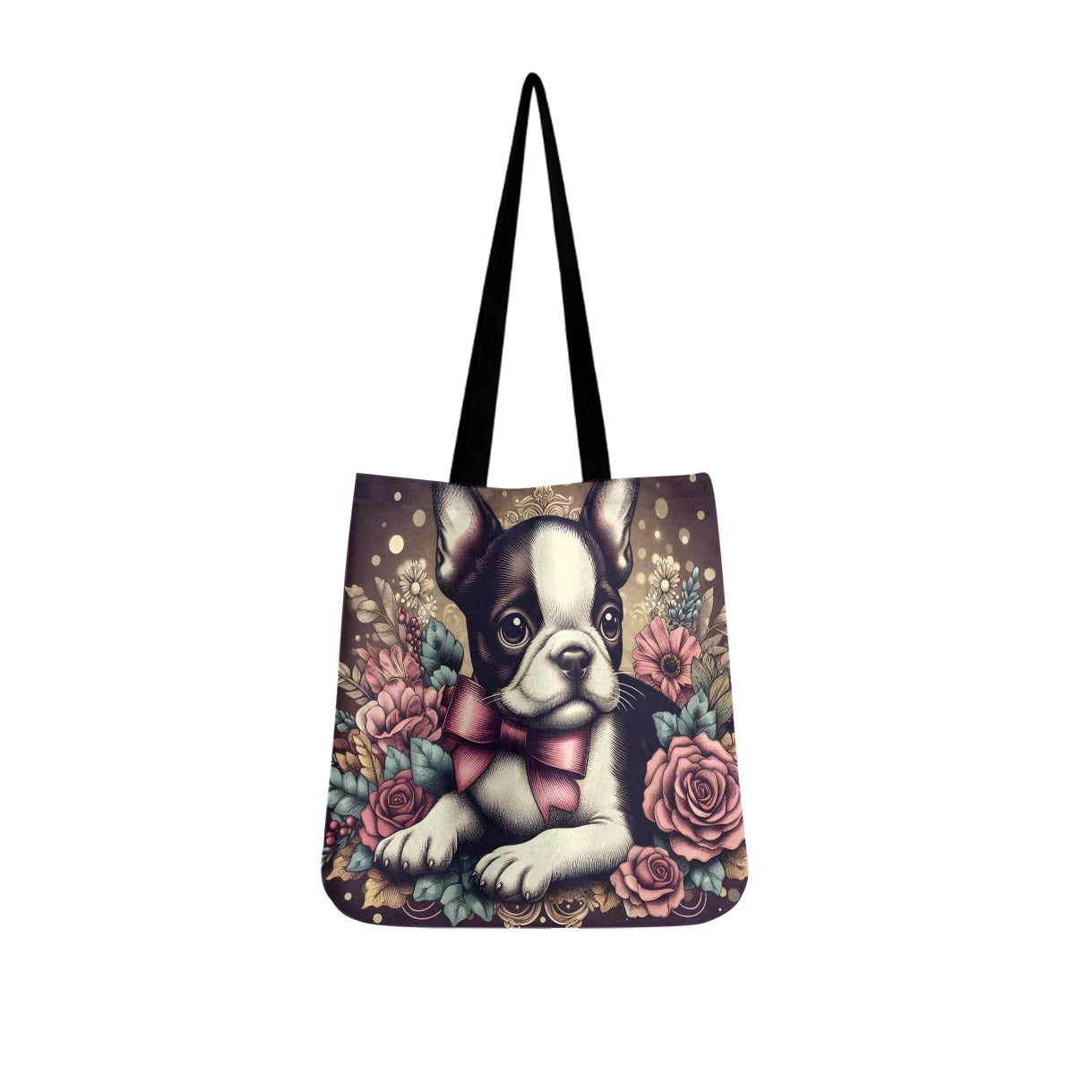 Cloth Tote Bags For Boston Terrier Lovers Indoor Use | Vet-recommended