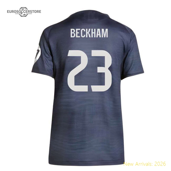 Professional-Grade 2025-2026 Real Madrid Authentic Away Shirt (Ladies) (Beckham