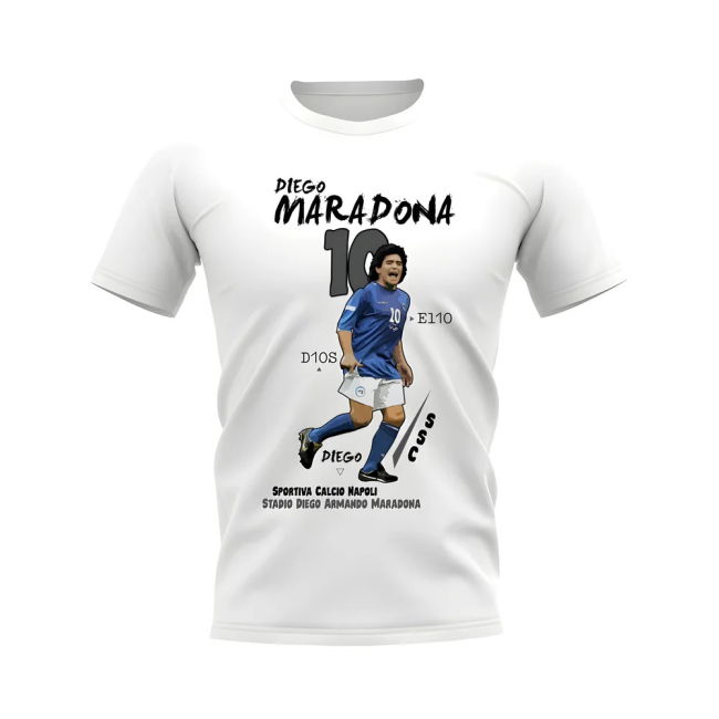 Diego Maradona Napoli Graphic official style T-Shirt