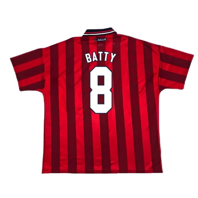 BATTY 8 Pro Style England Away Player Jersey 1997-1998