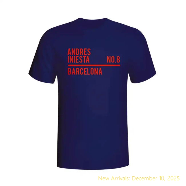 Performance Barca Andres Iniesta Barcelona Squad T-shirt (navy)