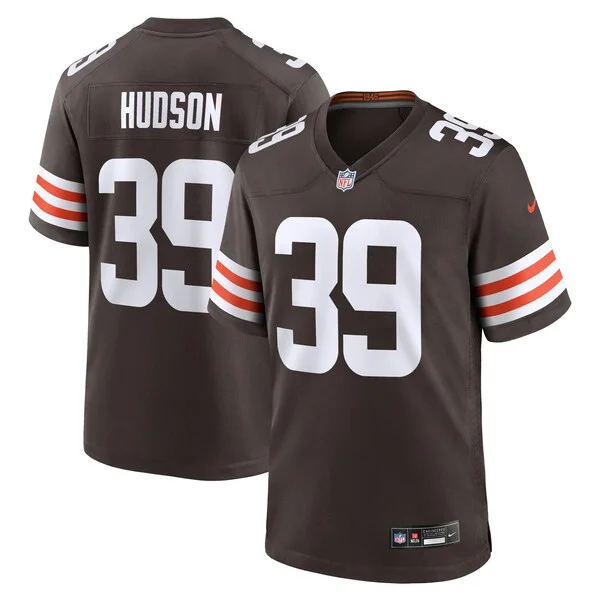 None Khaleke Hudson Game Jersey - Brown | NFL Player Jersey | NFL Foot