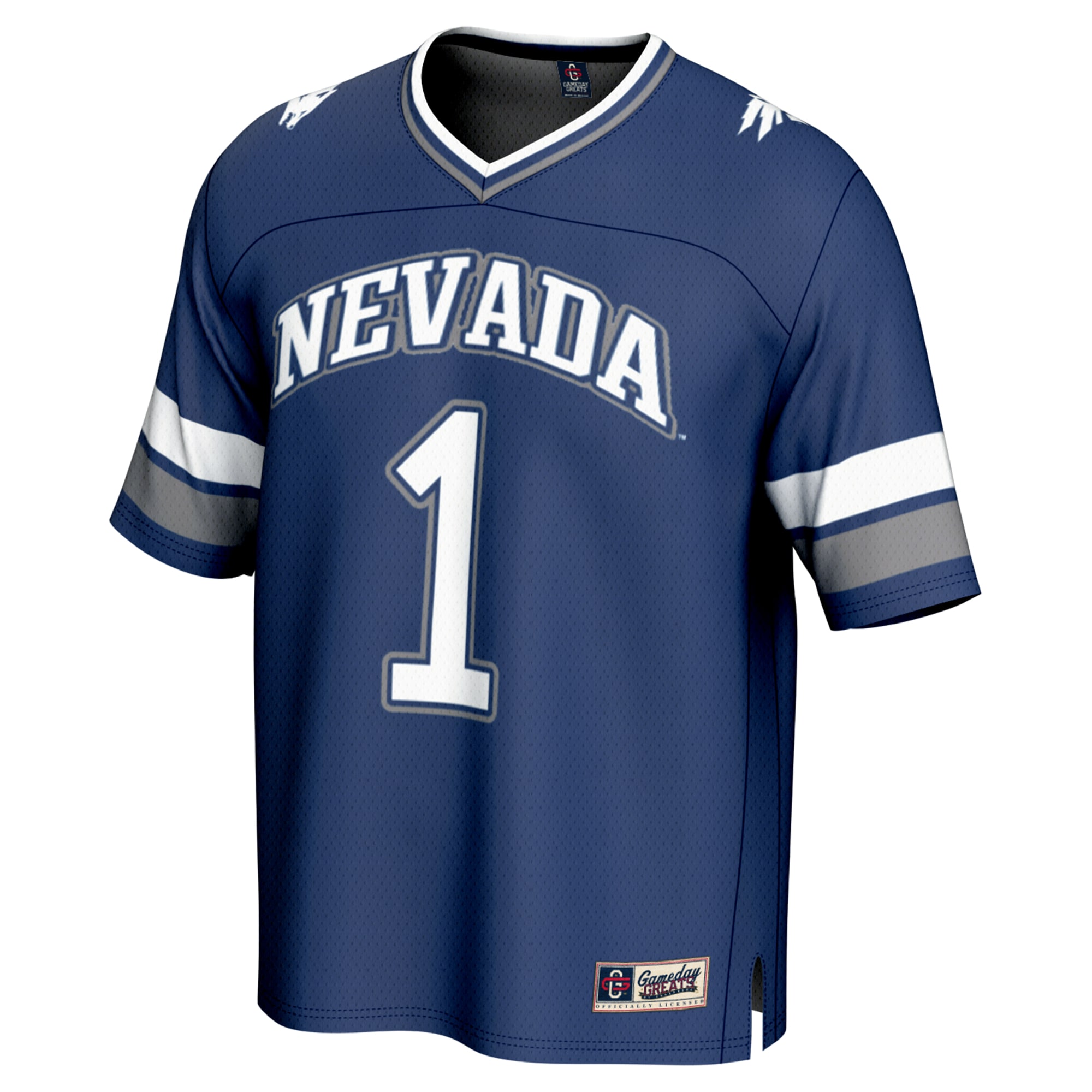 #1 Nevada Wolf Pack GameDay Greats Unisex Lightweight Collegiate Football Fashion 2026/2027 Football Jersey - Navy