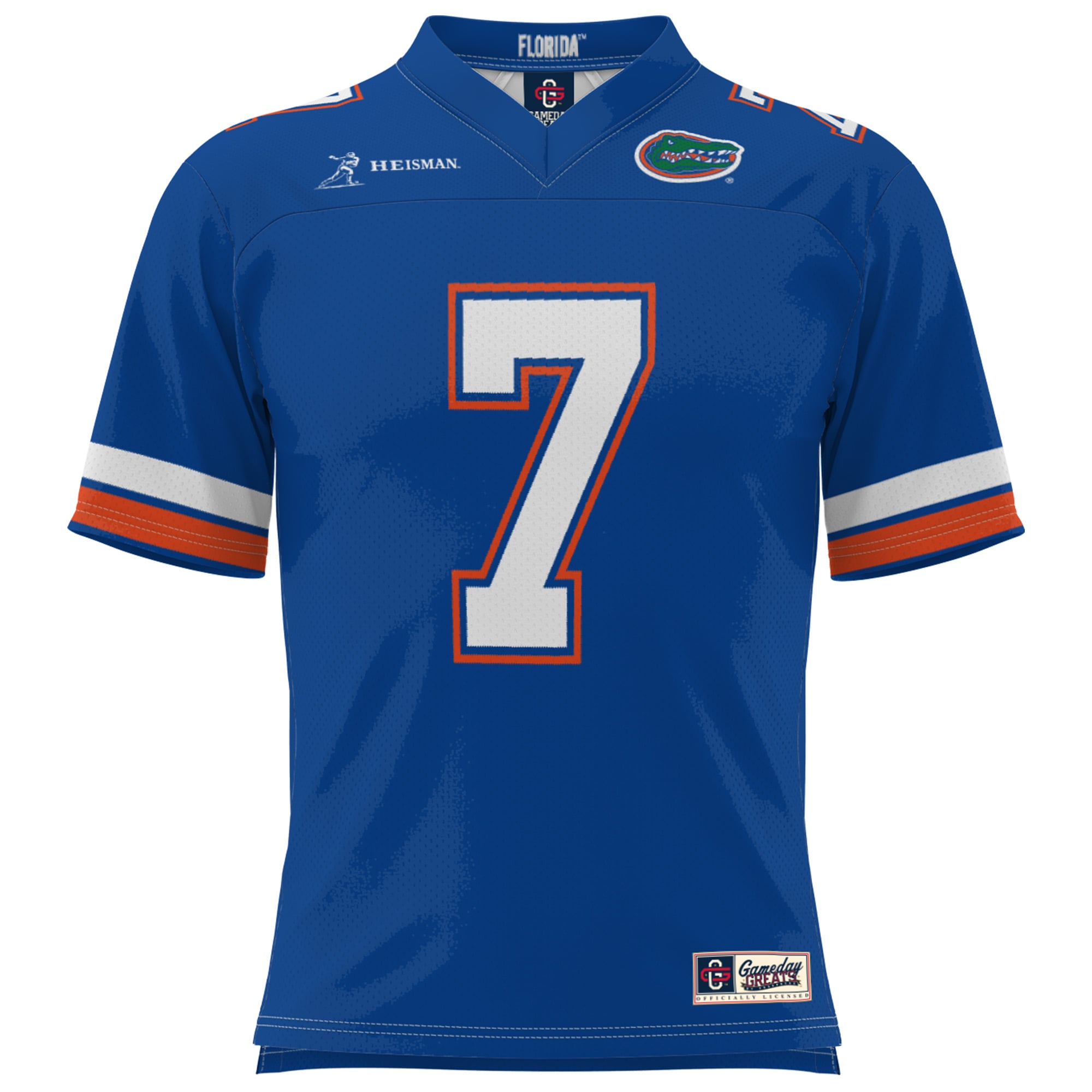 Men's Danny Wuerffel Royal Florida Gators Heisman Football Jersey