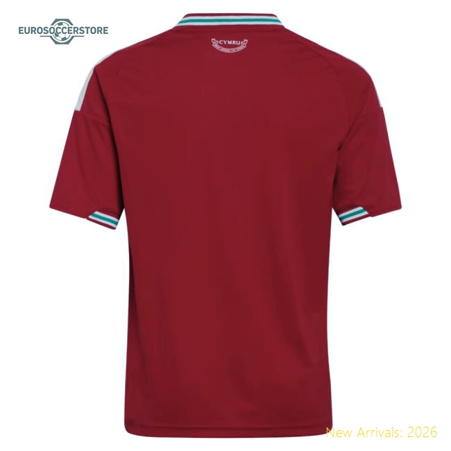 Wales Children 2026 Home Jersey Shirt Football Fan Game Day Apparel