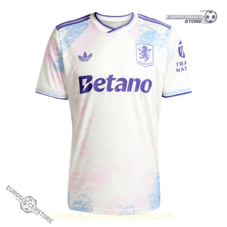 Aston Villa Third KONSA 4 Football Jersey for the 25-26 Season