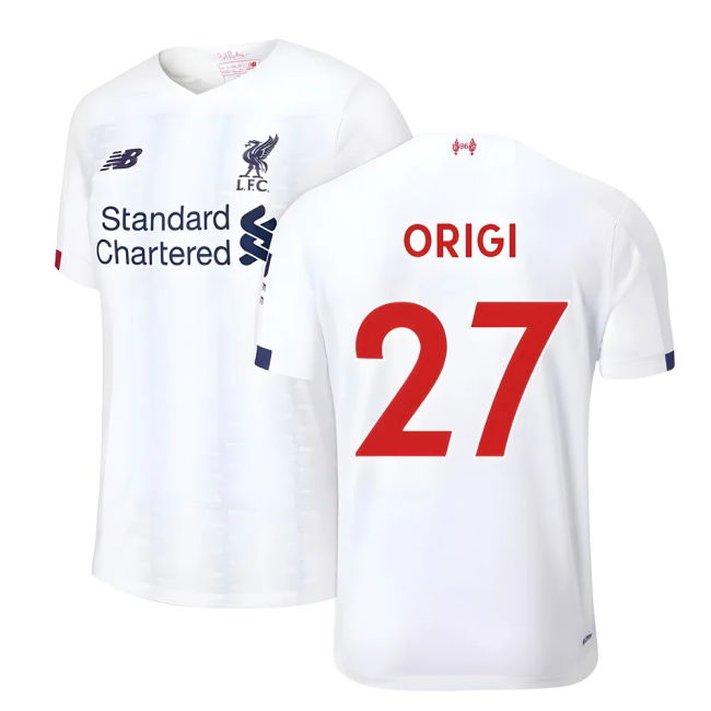 Rare Liverpool Away Unique Shirt 2019-2020 (Origi 27)