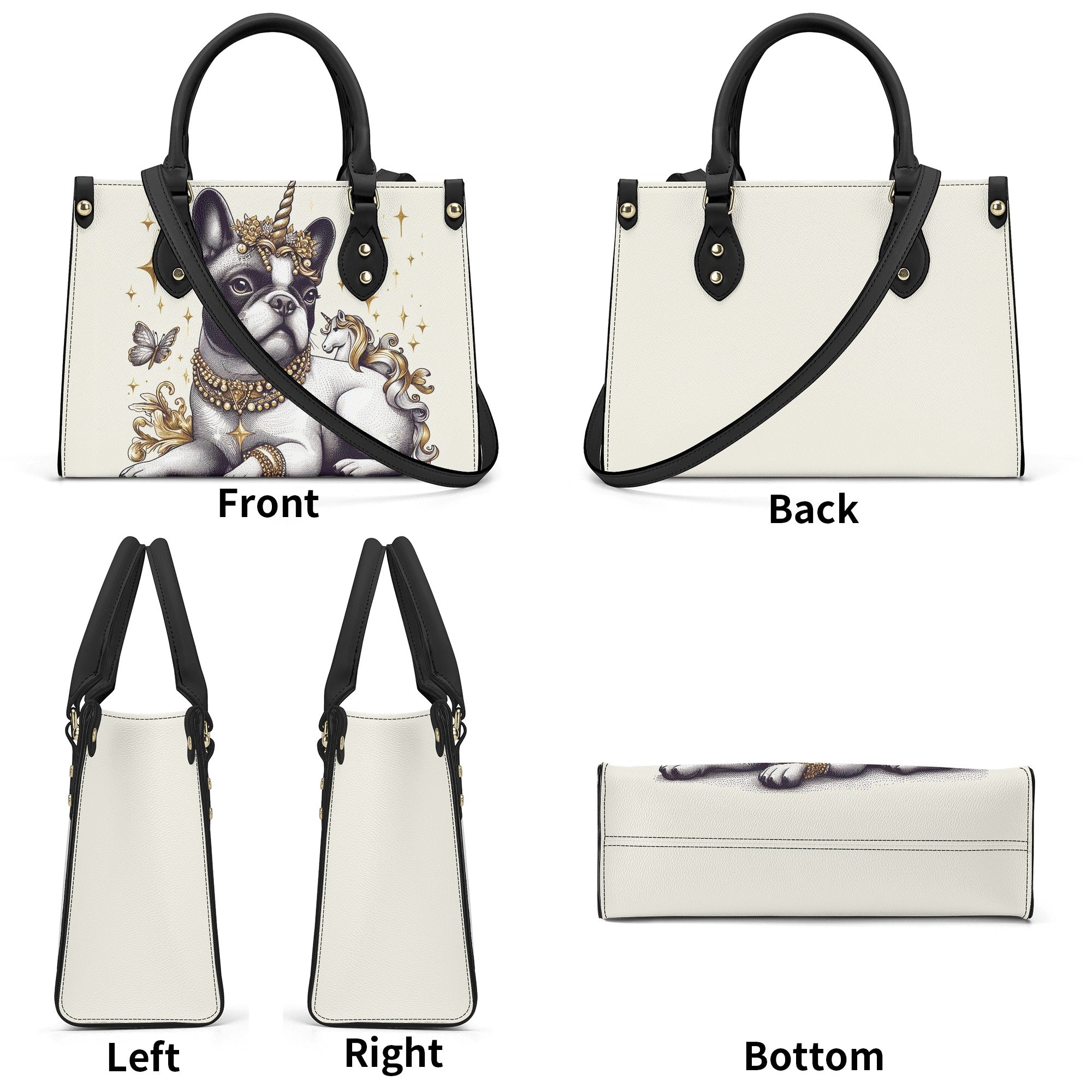 Bulldog Winnie - Bulldog Luxury Women Handbag Outdoor Use