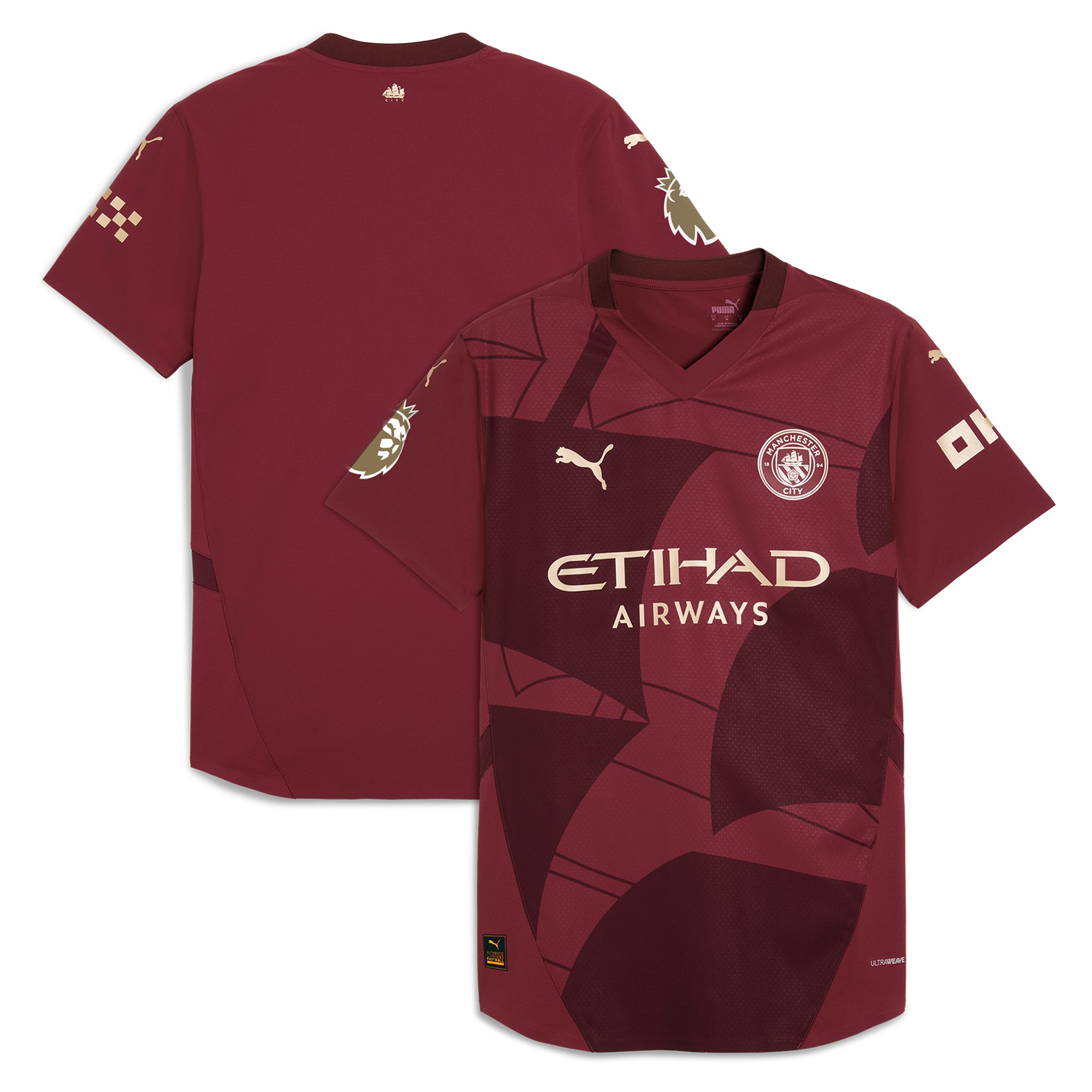 Man City Men's 2024 Exceptional Authentic Jersey - Match Jersey