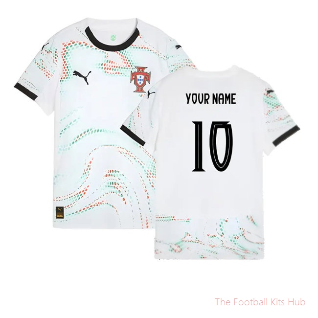 2025-2026 Portugal Away Shirt (Womens) (Your Name)
