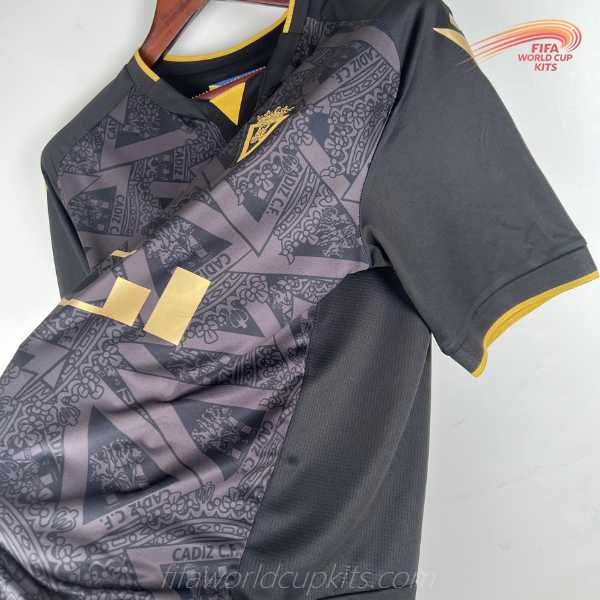 Cadiz season 23-24 black Away Football Jersey
