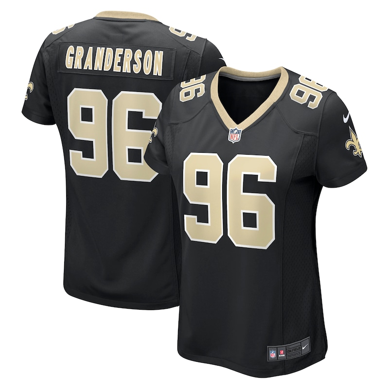 None Carl Granderson New Orleans Saints Championship Game Jersey