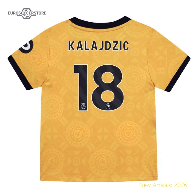 Football Team Kids Non-toxic Kalajdzic Jersey 2025-2026