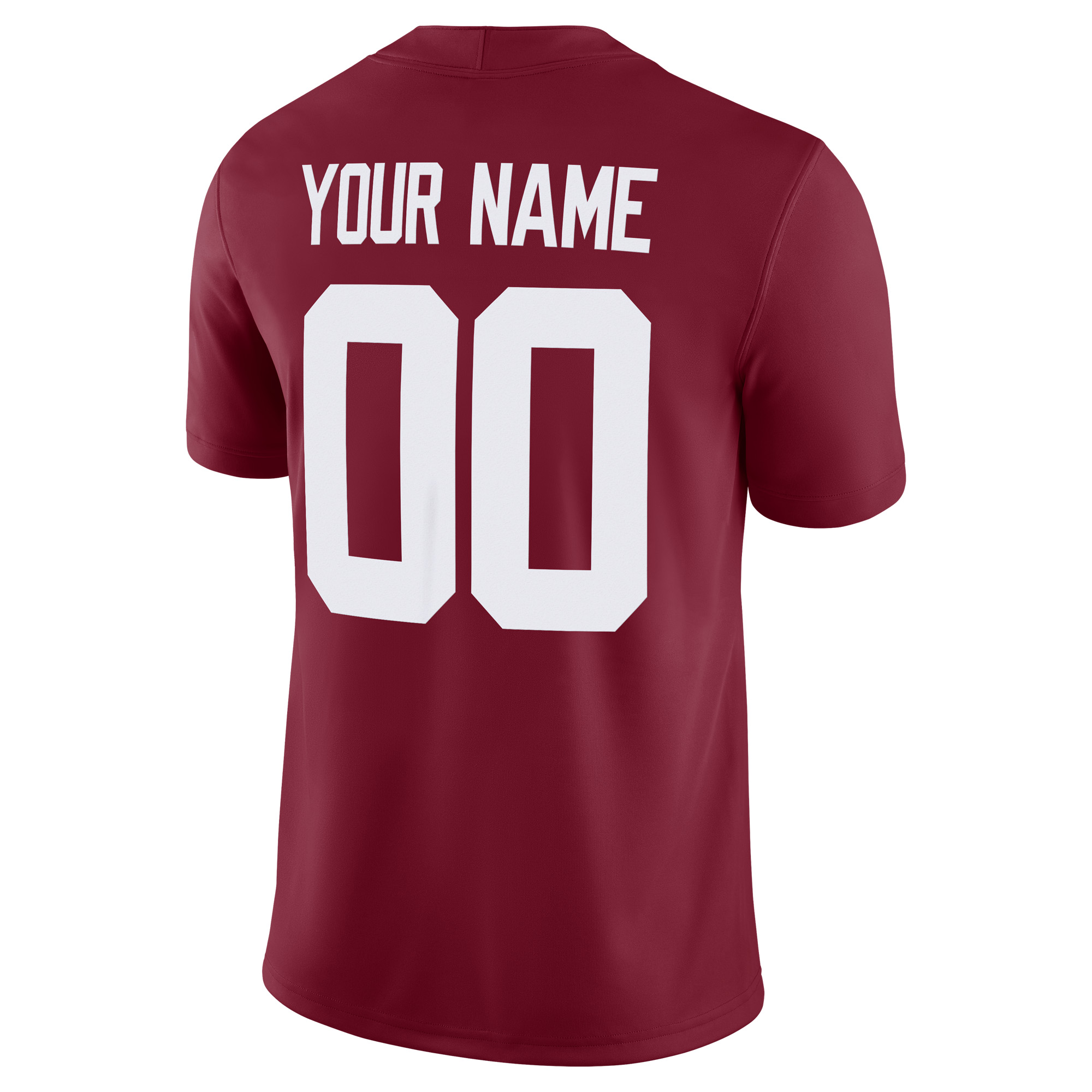 [NJP] Alabama Crimson Tide Custom Football Game Jersey - Crimson