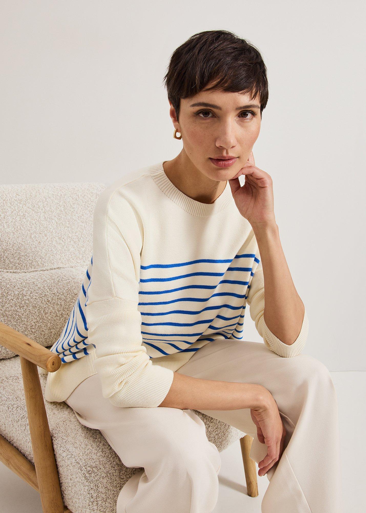 Sadie Stripe Boxy Jumper