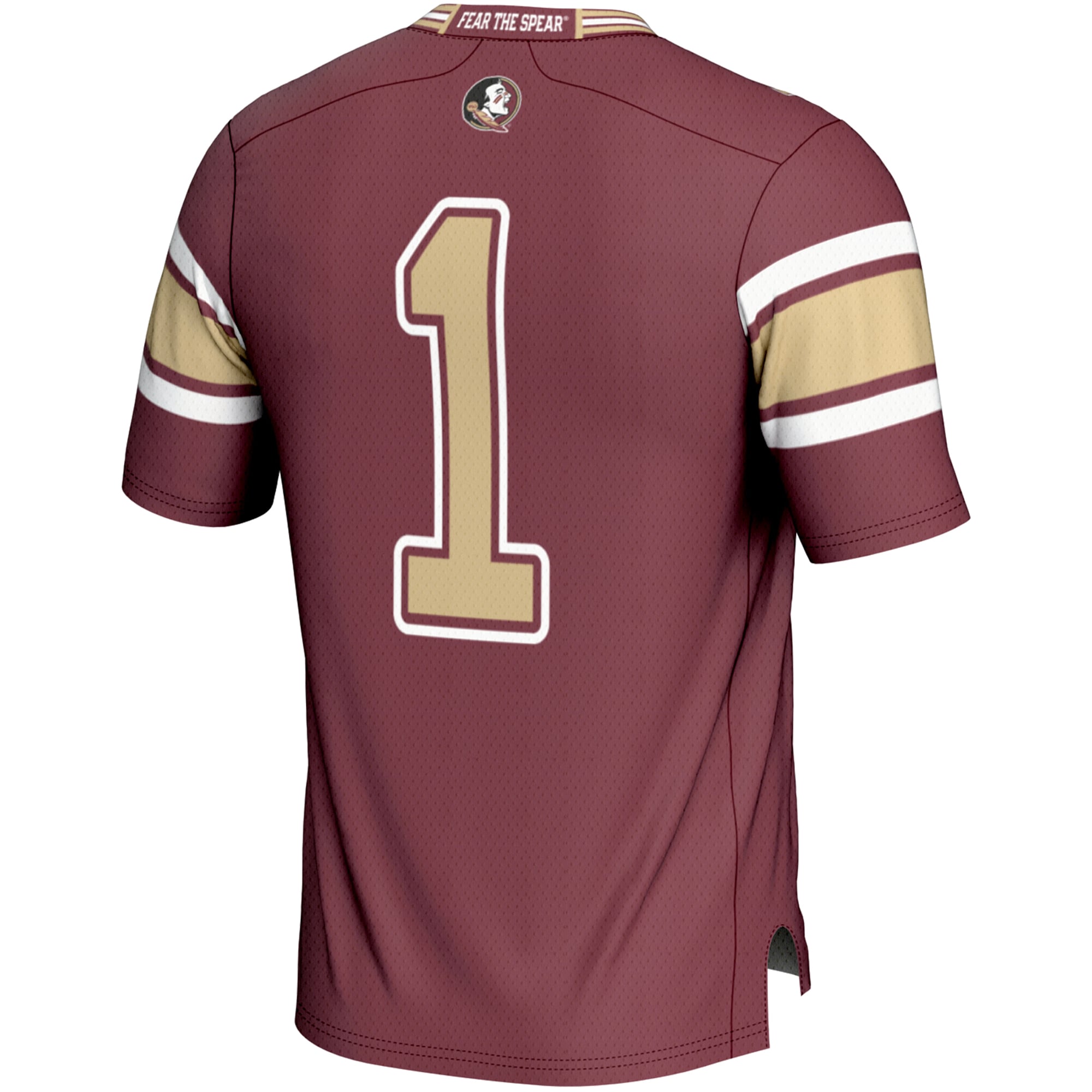 Men's #1 Garnet Florida State Seminoles Endzone Football Jersey
