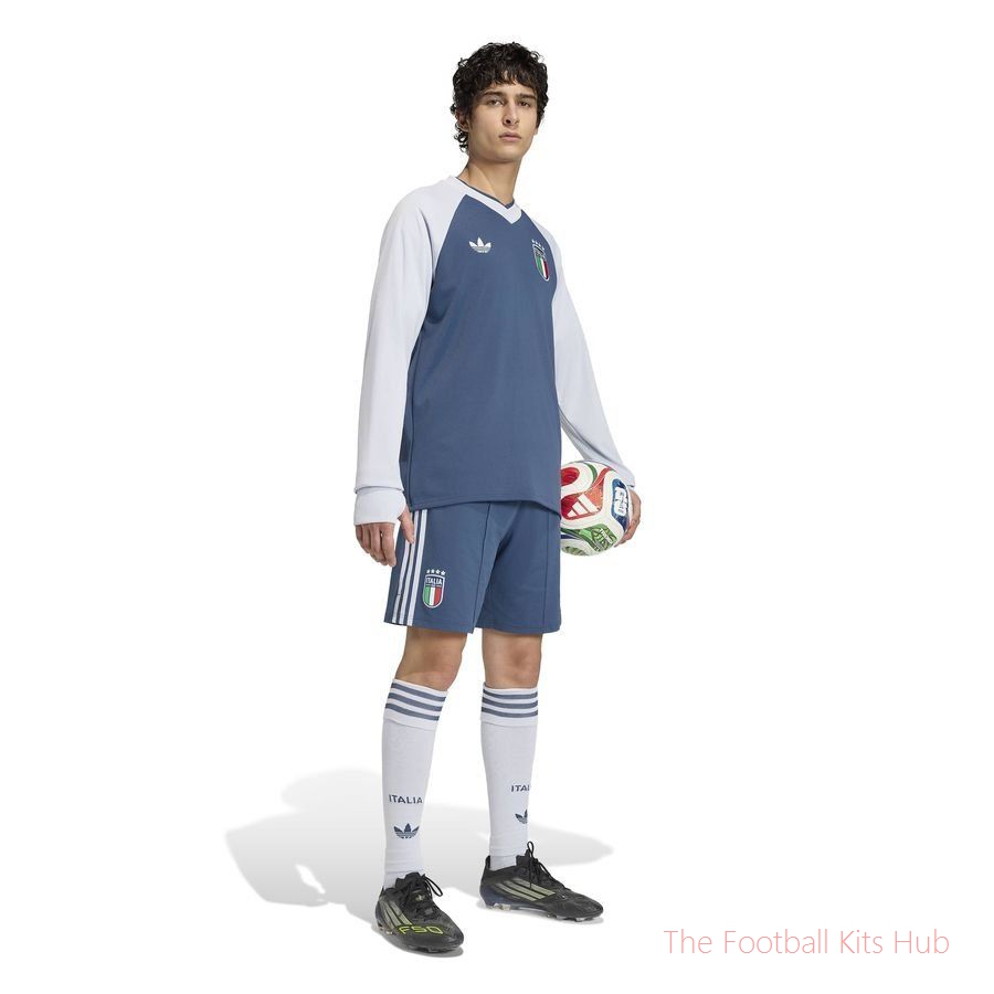 Italy Training Shirt Pre Match Warm Top Away - Night Marine