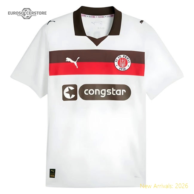 2025-2026 St Pauli Away Kit Football Jersey For Football Fans