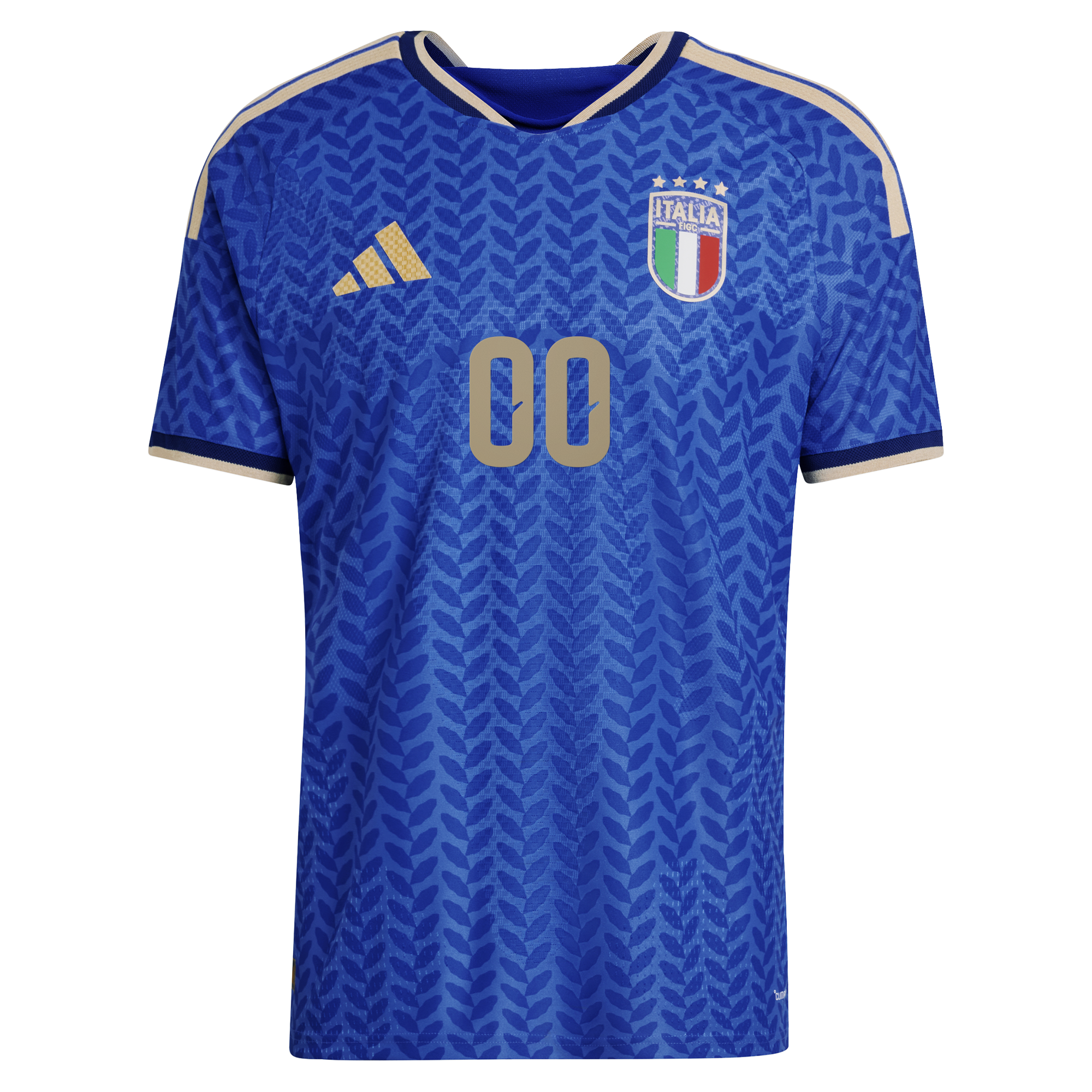 [SJH] Italy National Team 2026 Home On-Field Authentic Custom Jersey - Blue