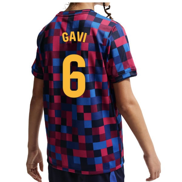[LLS] 2026-2027 Barcelona Pre Match Shirt (Kids) (Gavi 6)