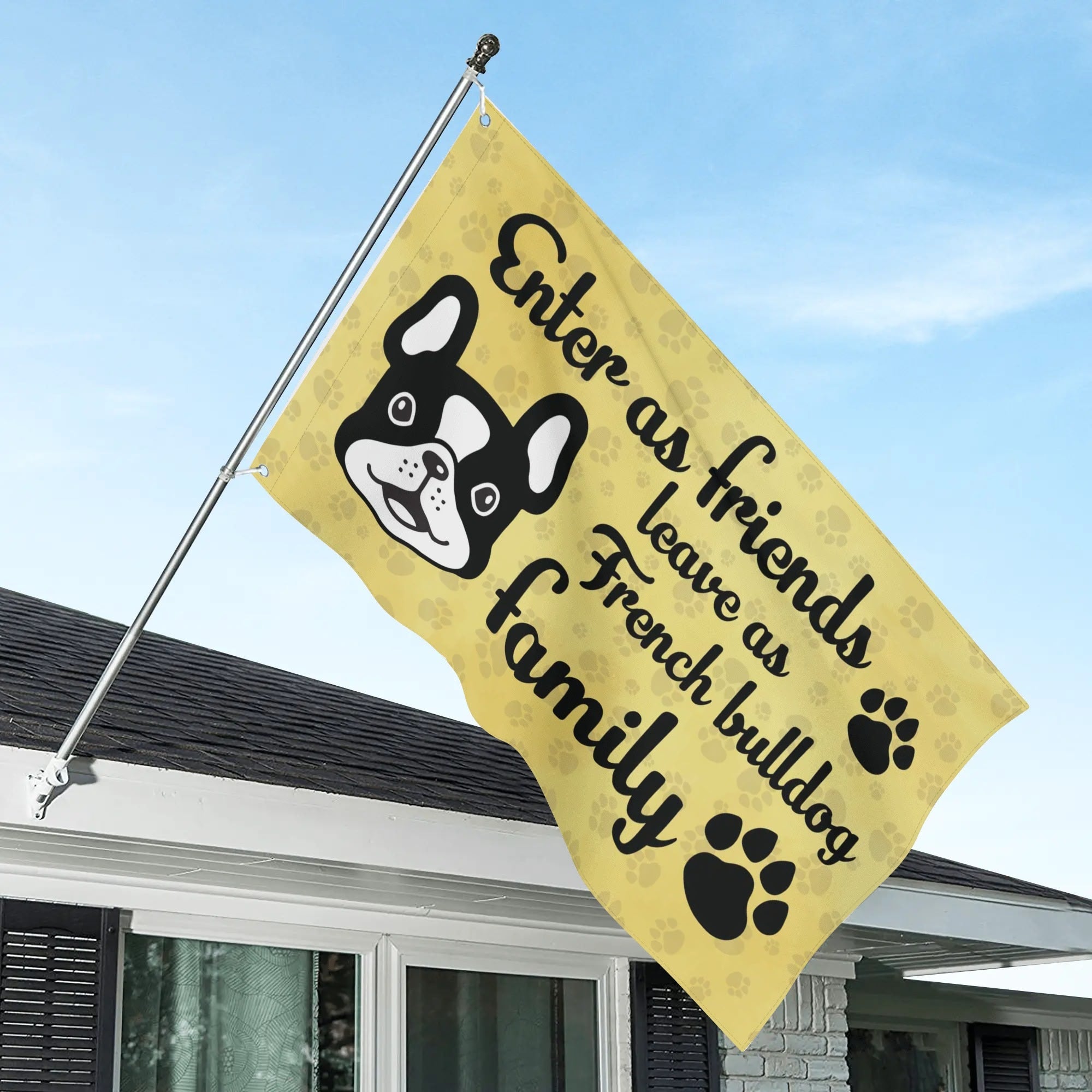 Sophie - Breed-specific Garden Flags For Frenchie Lovers Dog Supplies